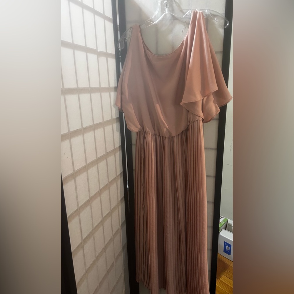 H&M Cream and Pink Asymmetrical Sundress for Weddings